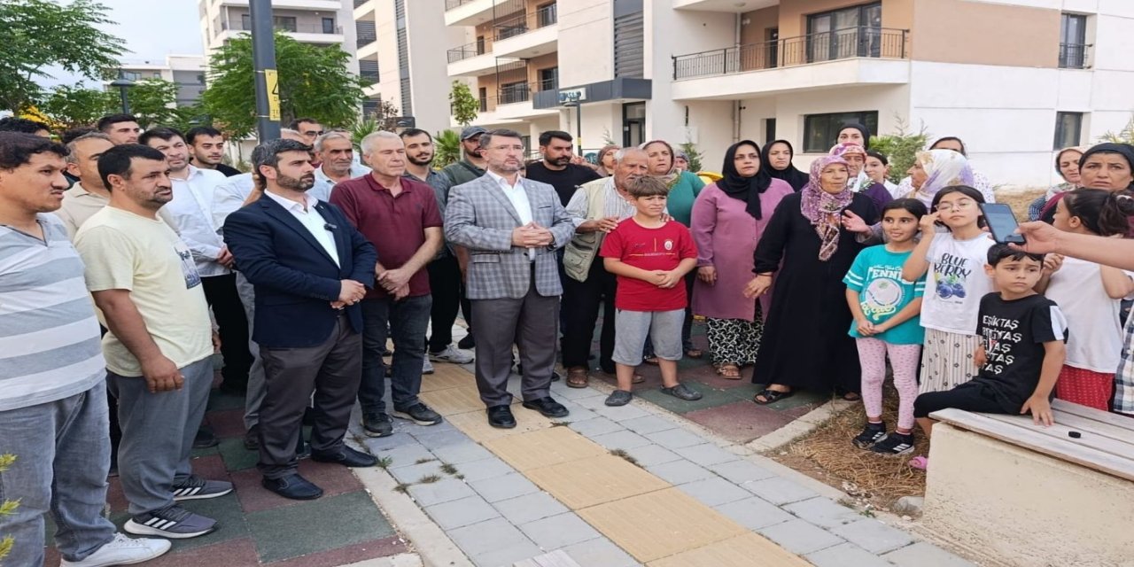HÜDA PAR Adana İl Başkanı Beyazçiçek: “15 yıldır süren kentsel dönüşüm mağduriyeti sona ermeli”