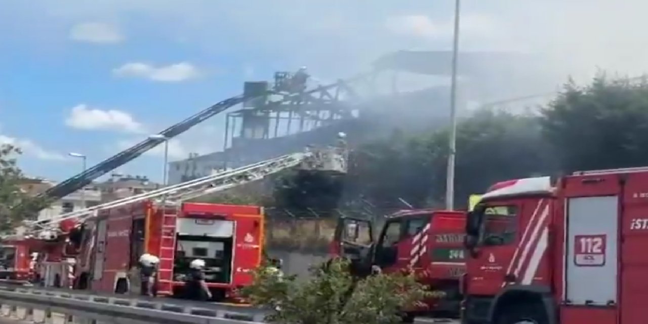 Maltepe'de restoranda çıkan yangın söndürüldü