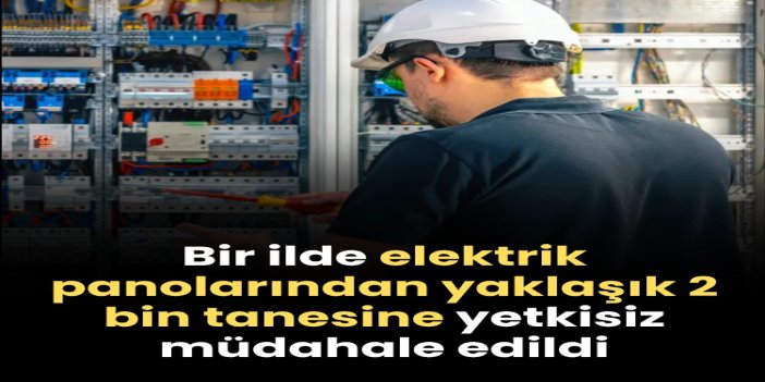 Mardin’de 2 bine yakın elektrik panosuna yetkisiz müdahale edildi