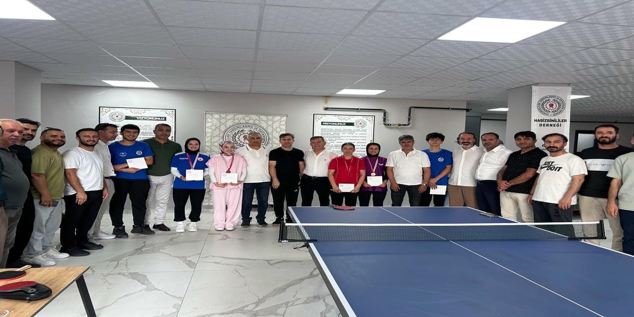Habizbinililer Derneği Batmanlıları Sporun Birleştirici Gücüyle Masa Tenisinde Buluşturdu