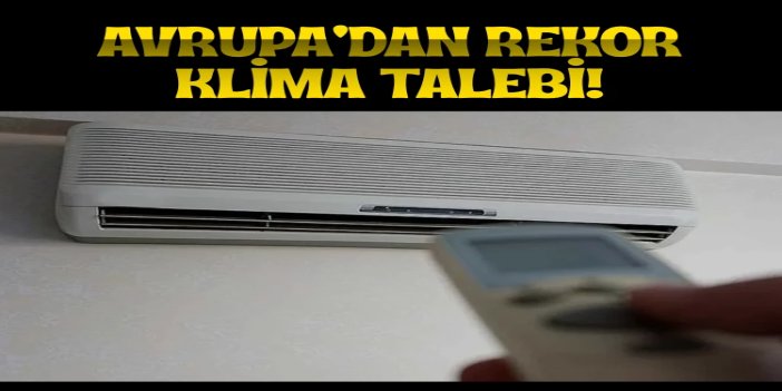 Avrupa'da klima talebi rekor kırdı