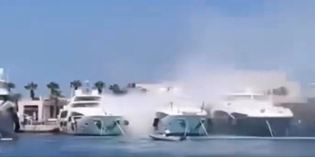 Muğla'da marinaya demirli lastik botta patlama: Bir yaralı