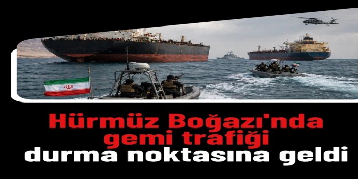 Hürmüz Boğazı'nda gemi trafiği durma noktasına geldi