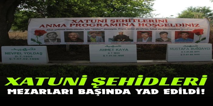 Xatuni şehidleri mezarları başında yad edildi