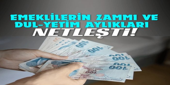 Emeklilerin temmuz zammı ve dul‑yetim aylıkları netleşti