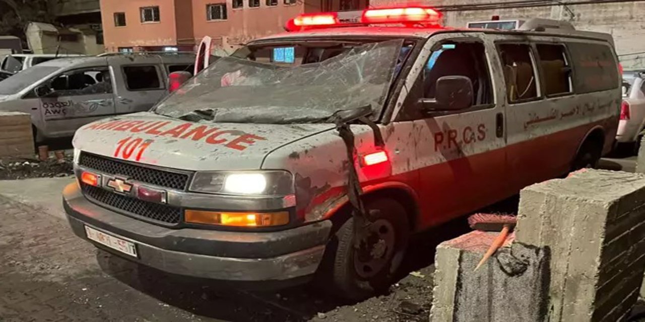 Gazze'de ambulansların yüzde 70'i hizmet dışı kaldı
