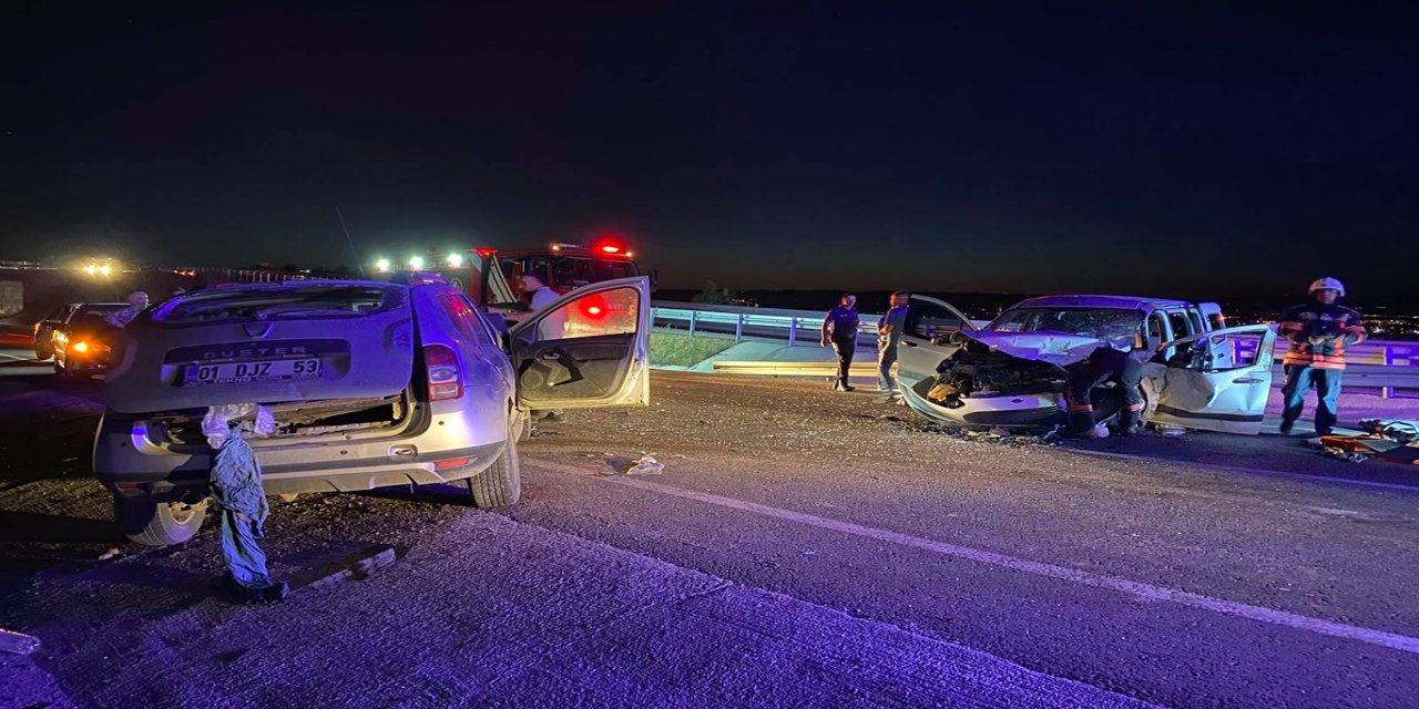 Malatya'da iki otomobil çarpıştı: 6 yaralı