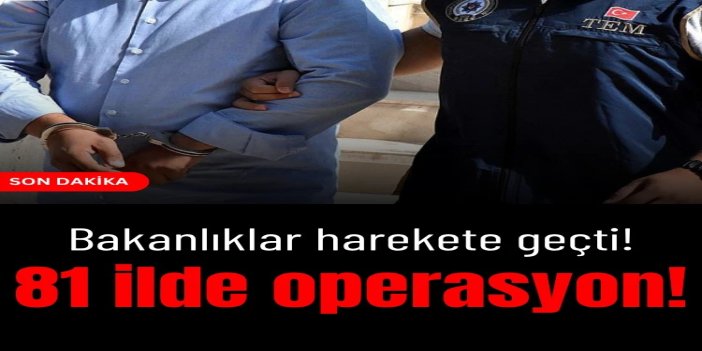 81 ilde eş zamanlı FETÖ operasyonu: 968 şüpheli hakkında gözaltı kararı