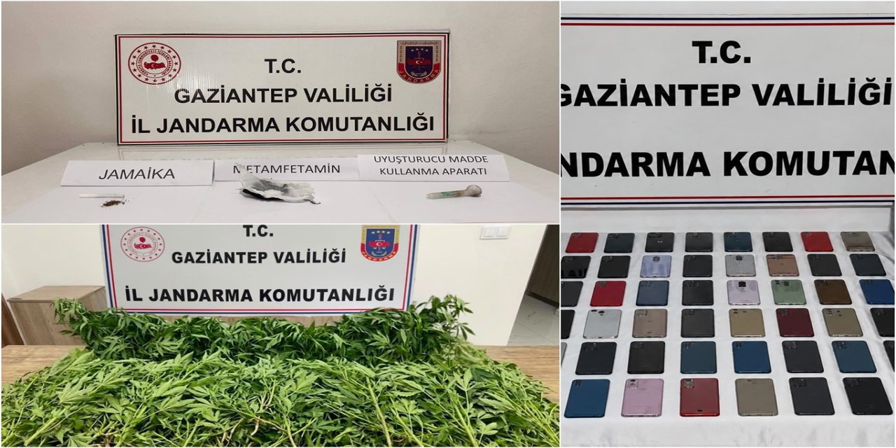 Gaziantep'te uyuşturucu operasyonlarında 311 şüpheli yakalandı