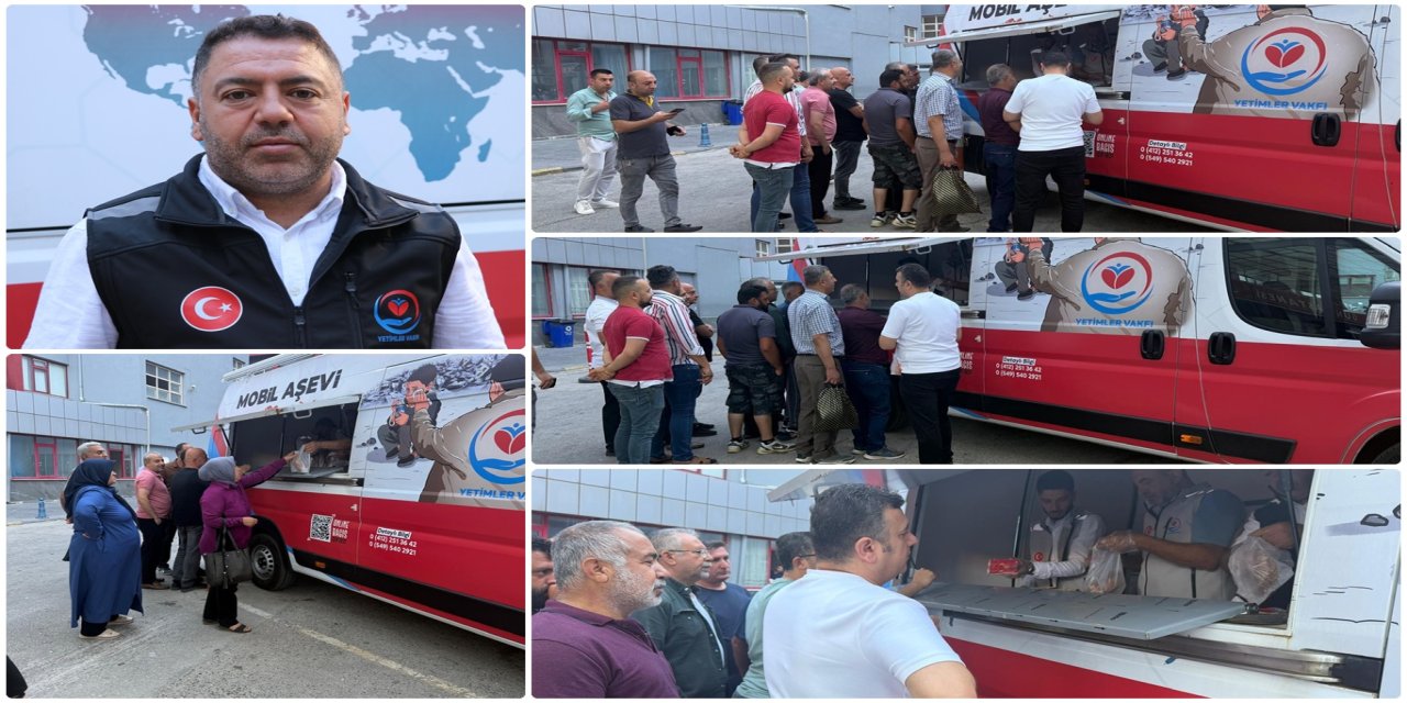 Gaziantep Yetimler Vakfı'ndan hasta yakınlarına kahvaltı ikramı