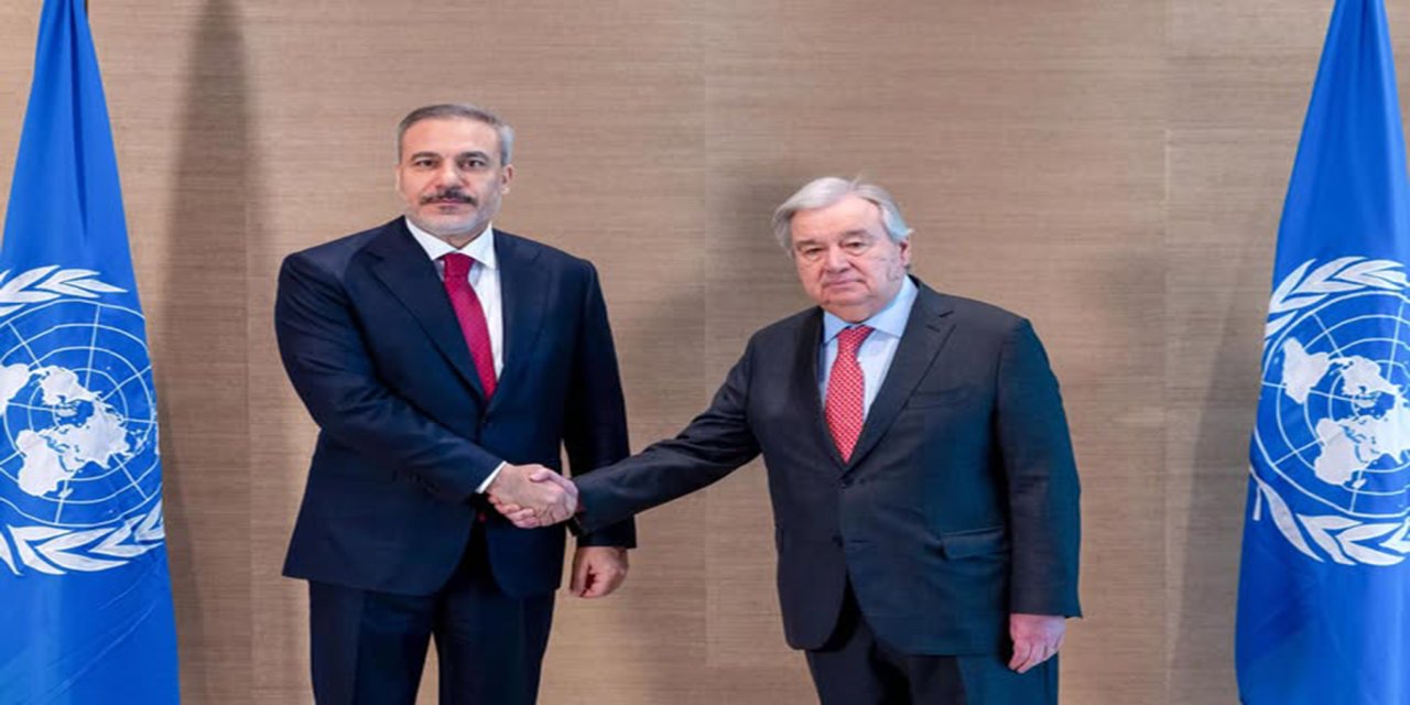 Bakan Fidan, BM Genel Sekreteri Guterres ile görüştü