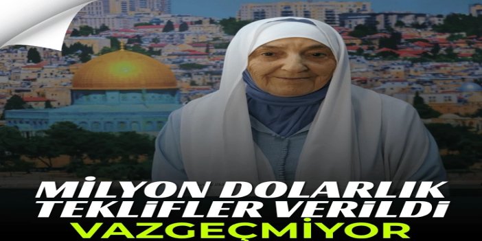 Milyon dolarlık tekliflere rağmen Kudüs'teki evini satmıyor