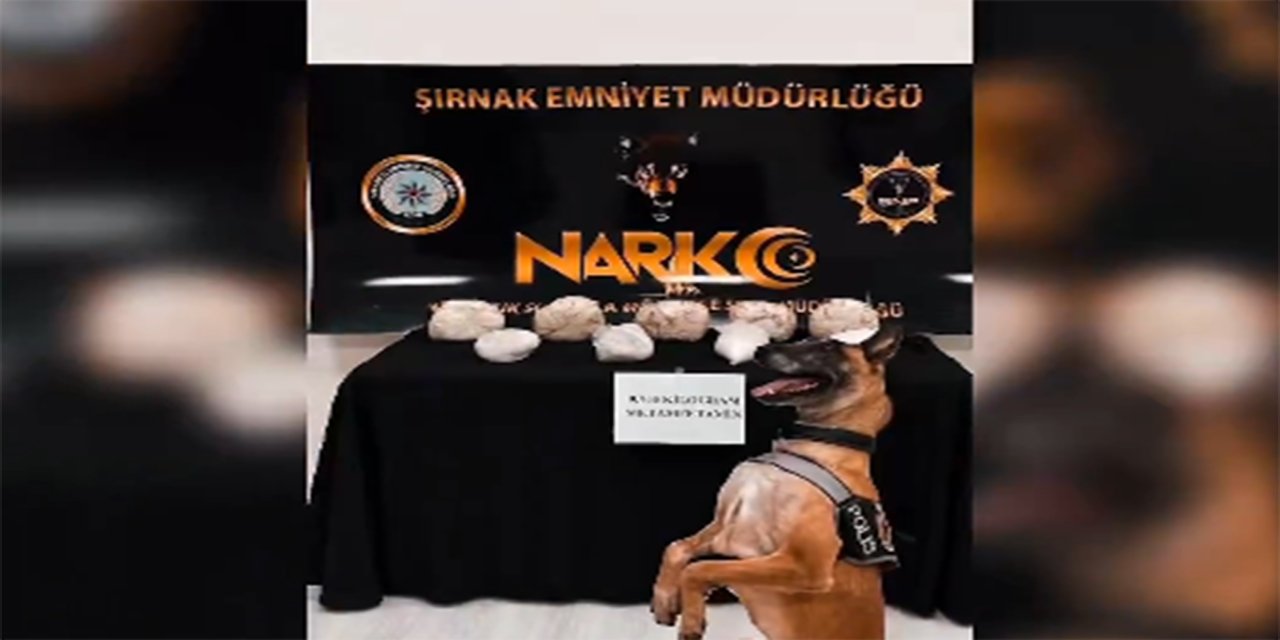 Şırnak'ta 9 kilo 700 gram metamfetamin ele geçirildi