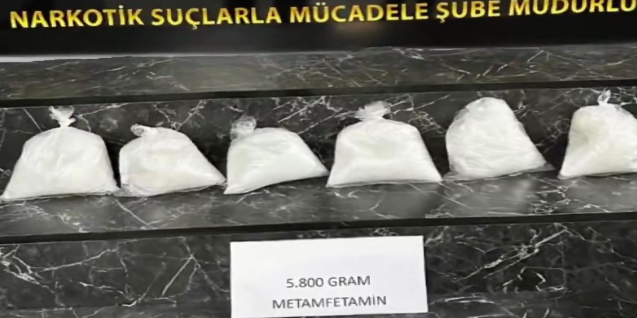 Şırnak'ta tırda 5,8 kilo metamfetamin ele geçirildi