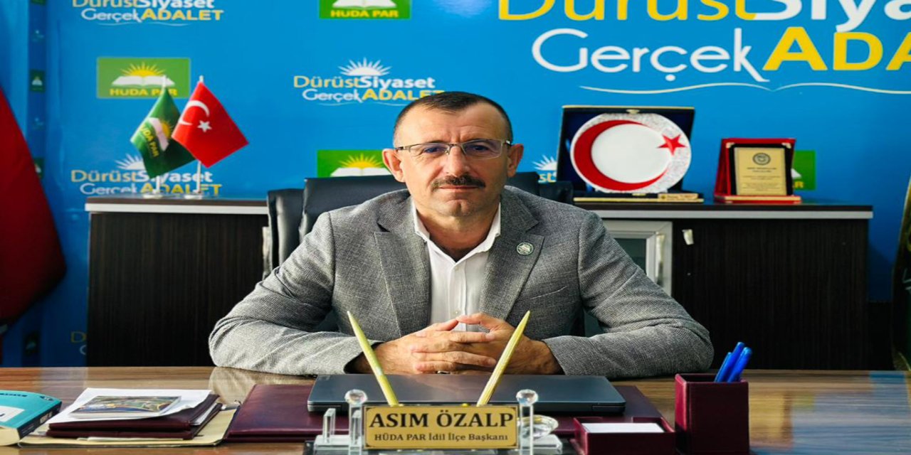 HÜDA PAR İdil İlçe Başkanlığından YKS merkezi ve Fen Lisesi için çağrı