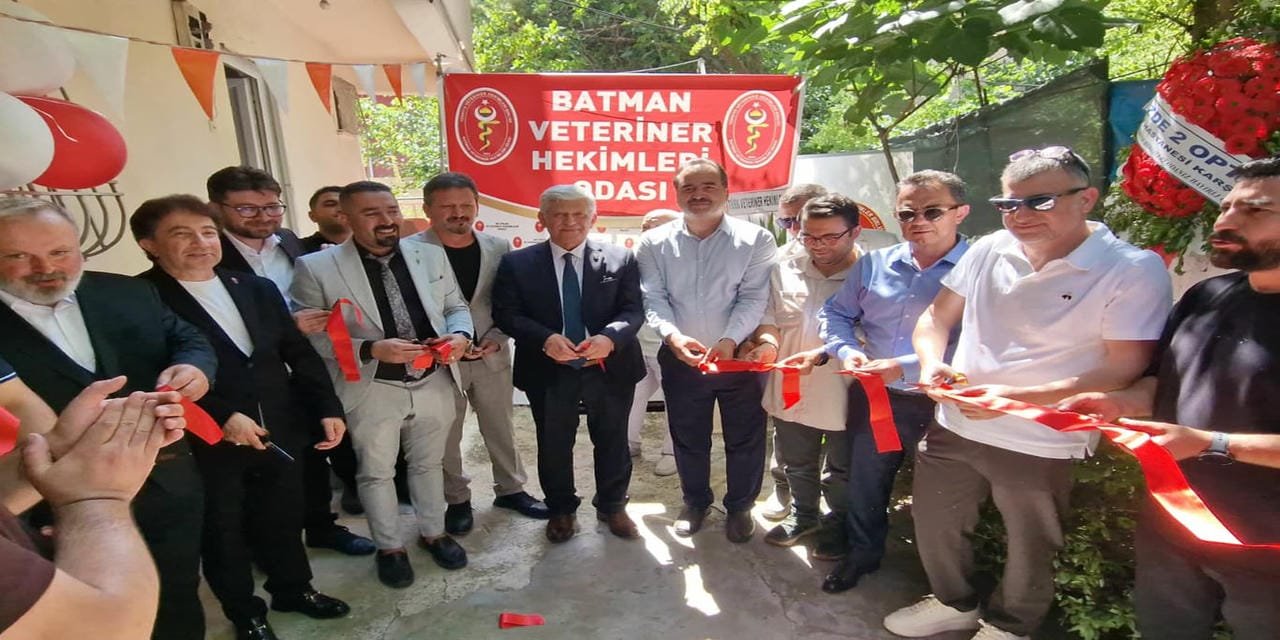 Batman Veteriner Hekimleri Odası'nın hizmet binası açıldı