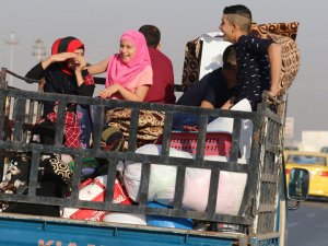 Kerkük'e sığınan 250 aile evlerine döndü