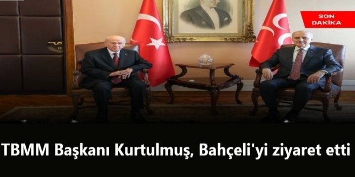 TBMM Başkanı Kurtulmuş, Bahçeli'yi ziyaret etti