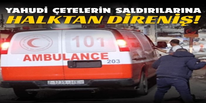Batı Şeria'da Yahudi çetelerin saldırılarına halktan direniş