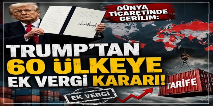 Trump'tan 60 ülkeye ek vergi kararı: Dünya ticaretinde gerilim yeniden tırmanıyor