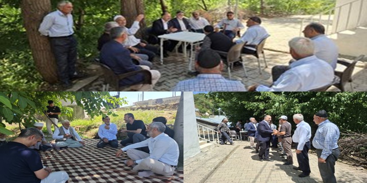 HÜDA PAR Bingöl İl Başkanlığından Çiçekdere köyüne ziyaret