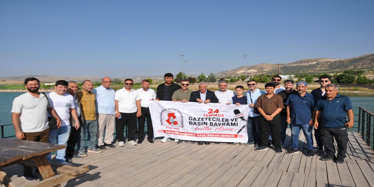 Gazeteciler 24 Temmuz’u Gercüş’te kutladı