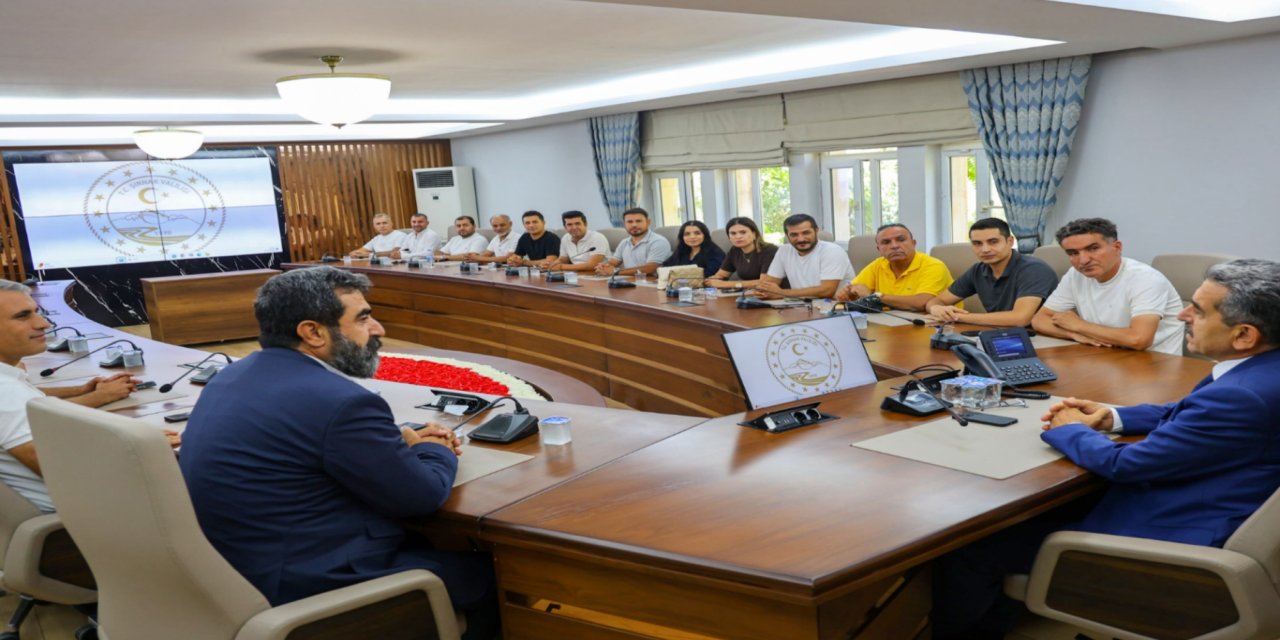Şırnak Valisi Ekici, gazetecilerle bir araya geldi
