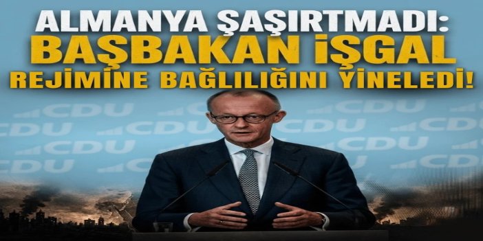 Alman başbakan işgal rejimine bağlılığını teyit etti: Yaptırımlara katılmayız!