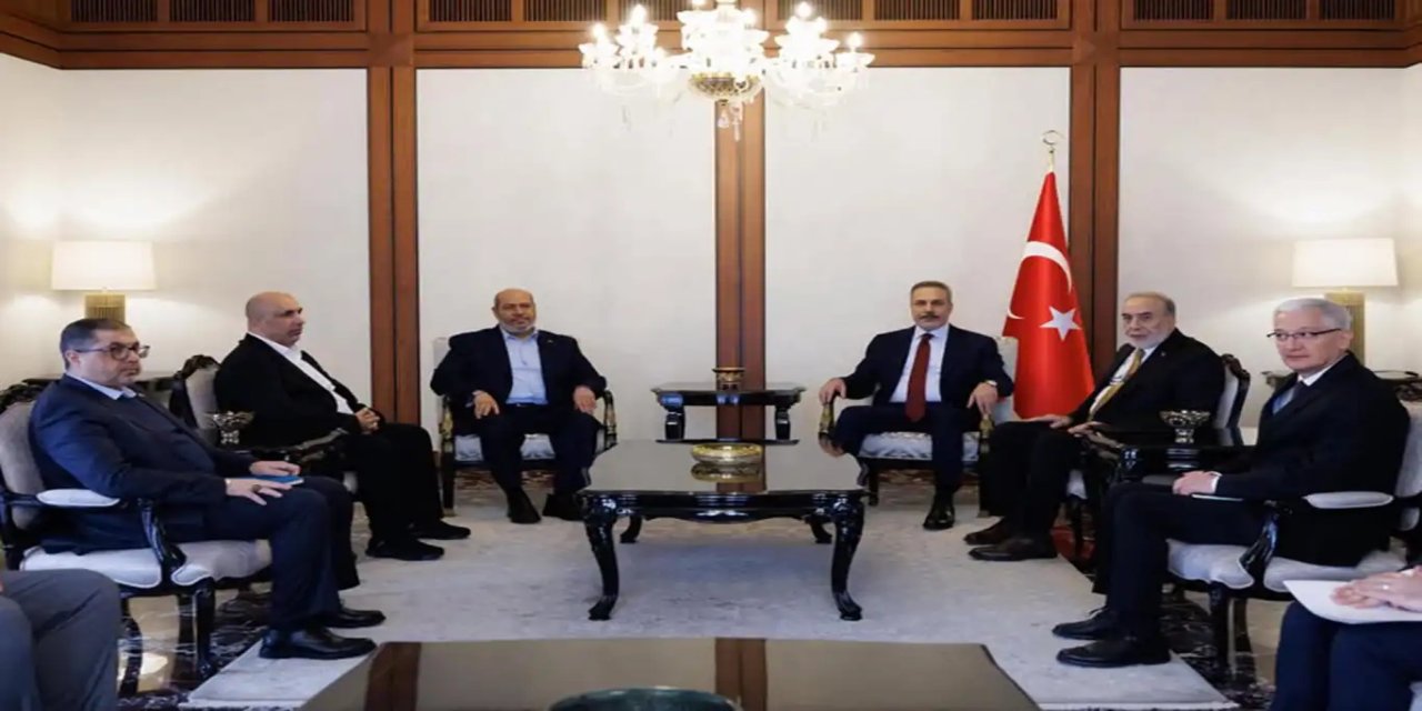Fidan ve Hamas heyeti görüştü