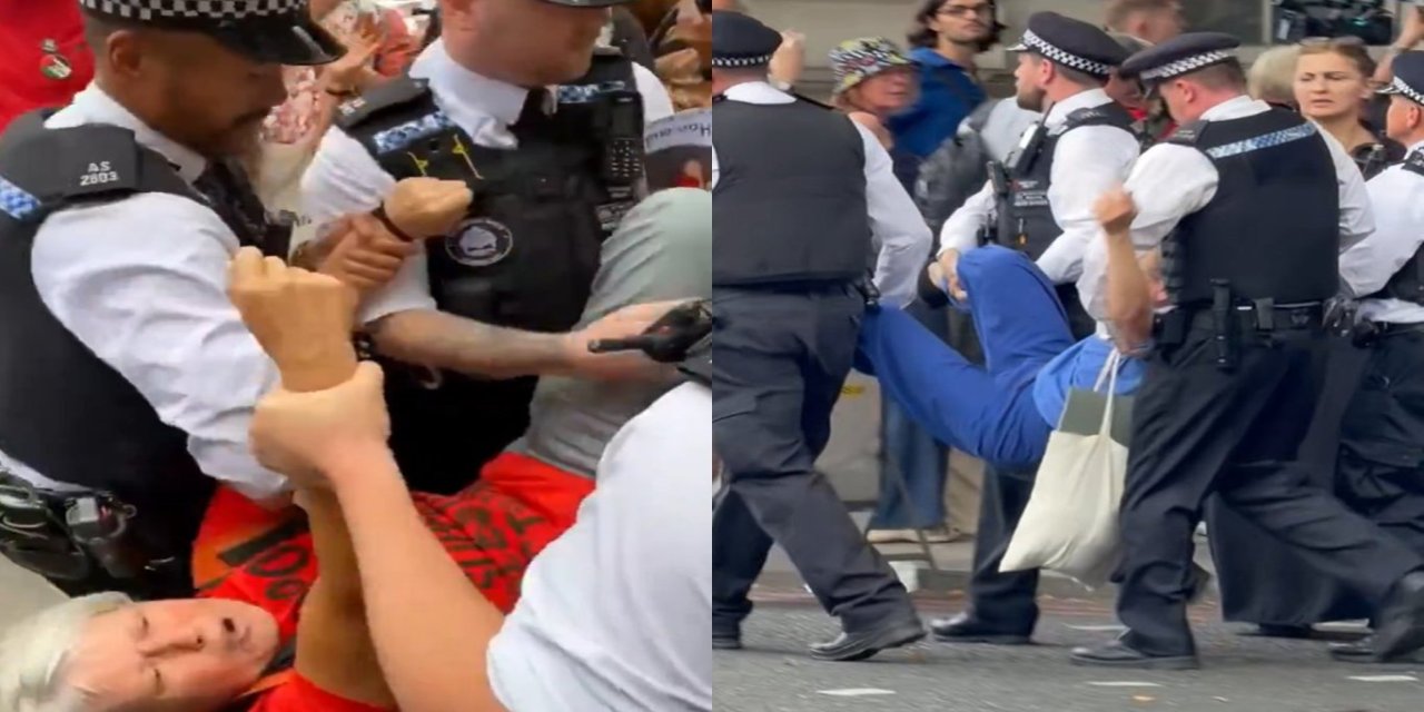 Londra'da Filistin yanlısı harekete getirilen yasak protesto edildi: Toplu gözaltılar var