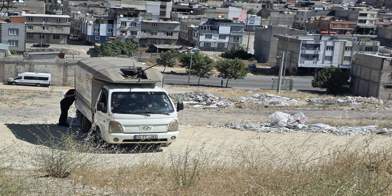 Gaziantep'te boş araziye moloz döken kişiye para cezası
