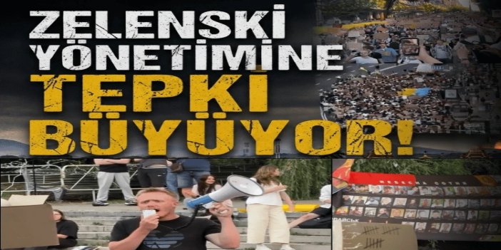 Zelenski yönetimine tepki büyüyor: Göstericiler savunma bakanı için geri adım atmıyor