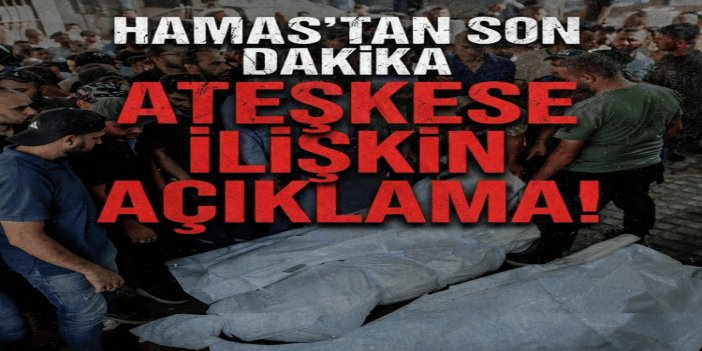 HAMAS: Siyonistlerin son saldırıları, ateşkes anlaşmalarını bozmayı amaçlıyor