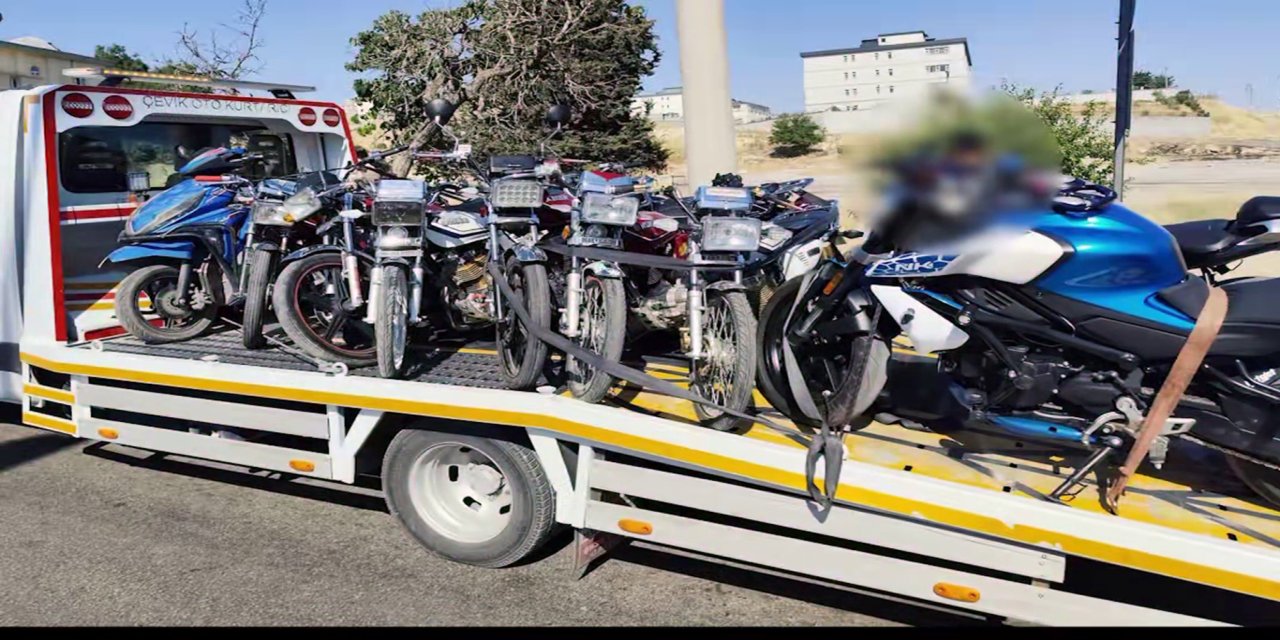 Gaziantep'te motosiklet denetimleri: 760 sürücüye 9,6 milyon lira ceza