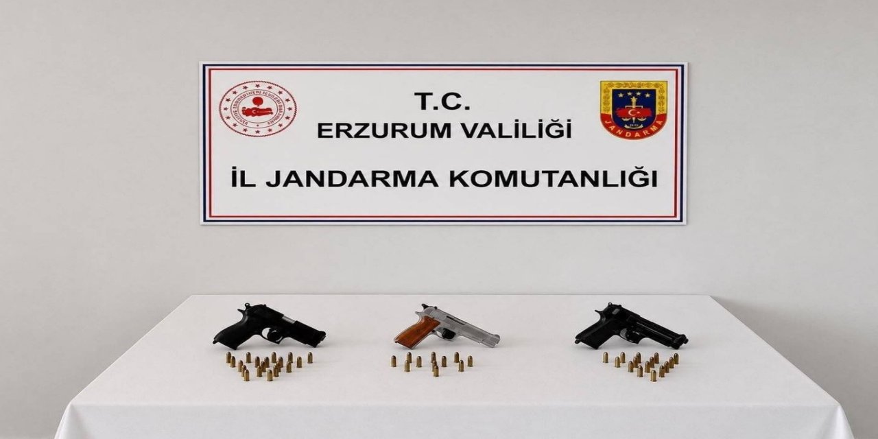 Erzurum'da düğün konvoyunda havaya ateş açan 4 şüpheli gözaltına alındı