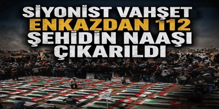 Gazze'de siyonist vahşet: Gazze'ye saldırıdan 3 yıl sonra enkazdan çıkarılan 112 şehit için cenaze töreni düzenlendi