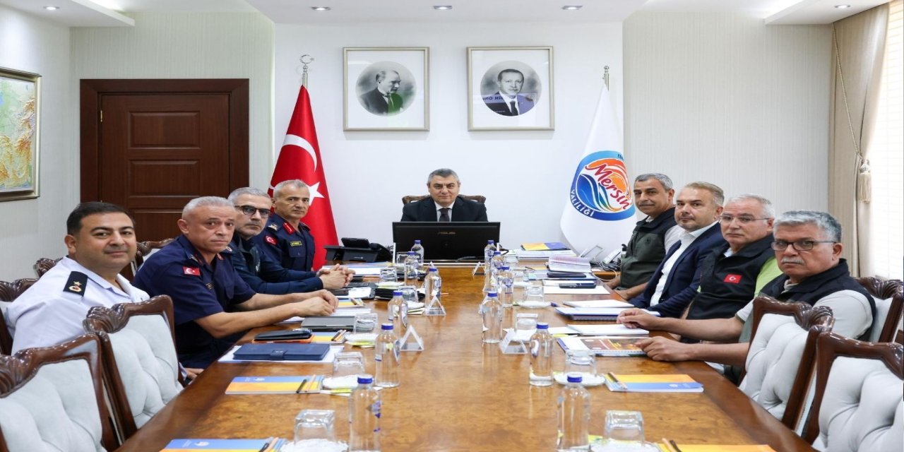 Mersin'de Orman yangınları masaya yatırıldı