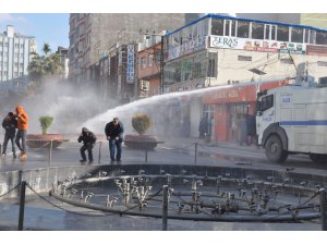 Mardin'de HDP yürüyüşünde gözaltı var