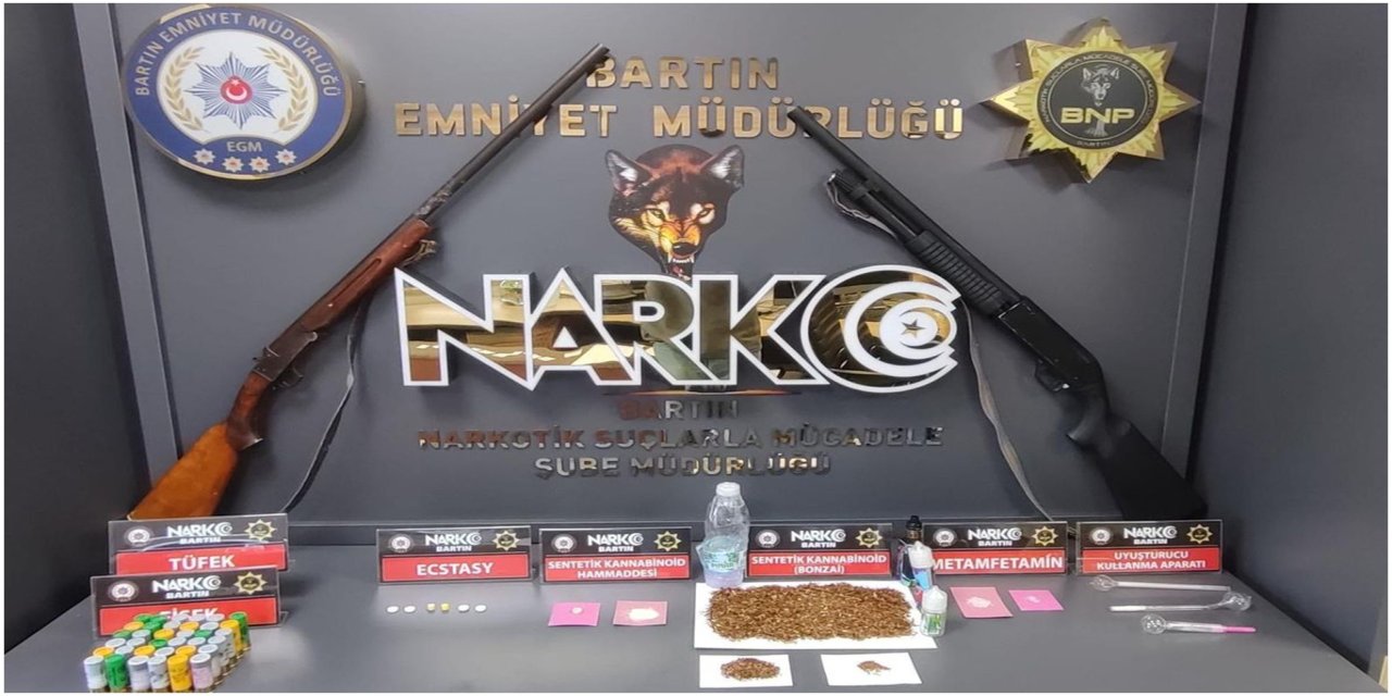 Bartın'da uyuşturucu operasyonunda 5 şüpheli gözaltına alındı