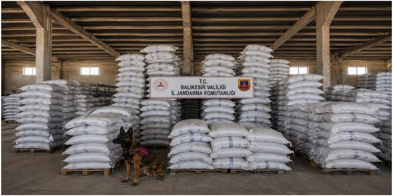 Balıkesir’de 6 ton kaçak çay ele geçirildi