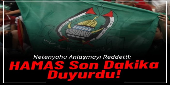 HAMAS: Arabulucularla varılan anlaşmaya bağlıyız ve uygulanması önceliğimizdir.