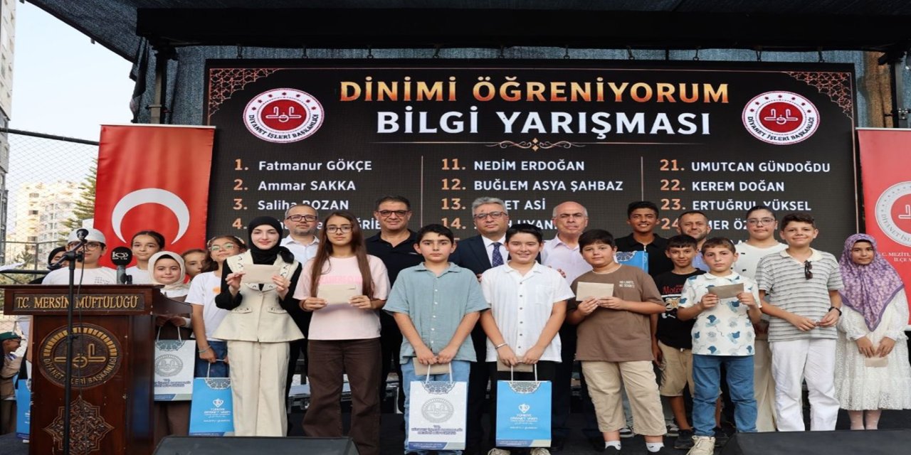 Mersin Mezitli'de yaz Kur'an kursları sona erdi