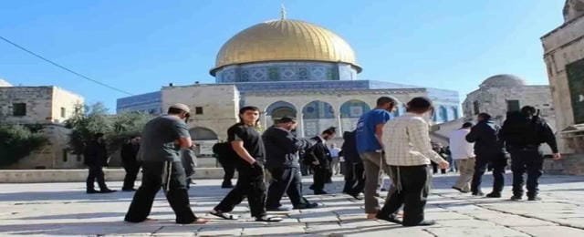 Mescid-i Aksa'ya baskın düzenleyen 143 siyonist Talmudik ayinler gerçekleştirdi