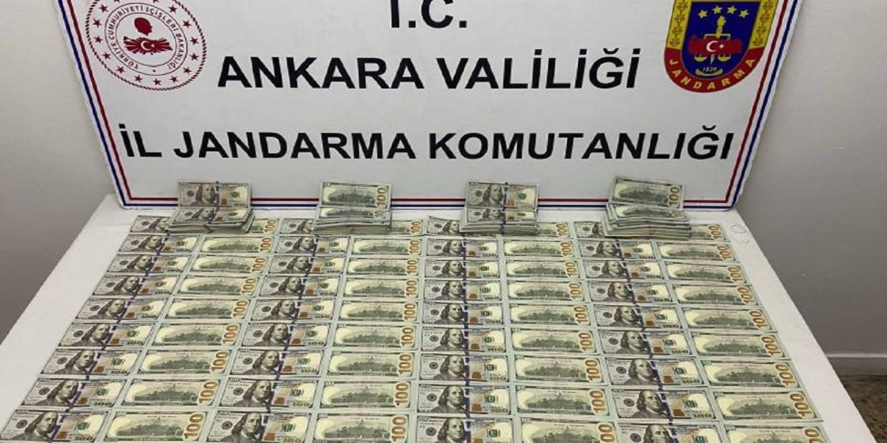 Ankara'da 80 bin sahte dolar ele geçirildi: 2 gözaltı