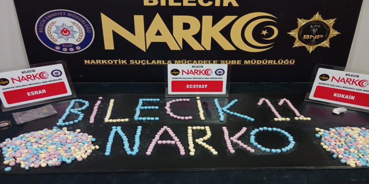 Bilecik'te uyuşturucu operasyonunda 4 şüpheli gözaltına alındı