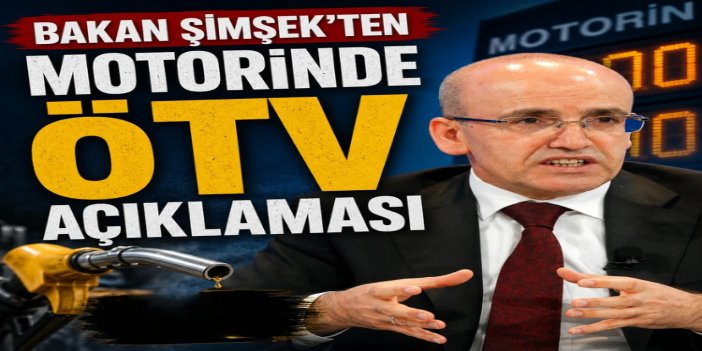 Bakan Şimşek’ten ÖTV açıklaması