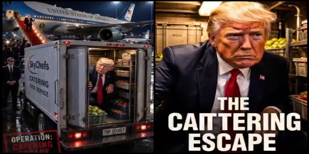 Air Force One'dan sessiz kaçış: Trump'ın güvenlik endişesi İran'da alay konusu oldu