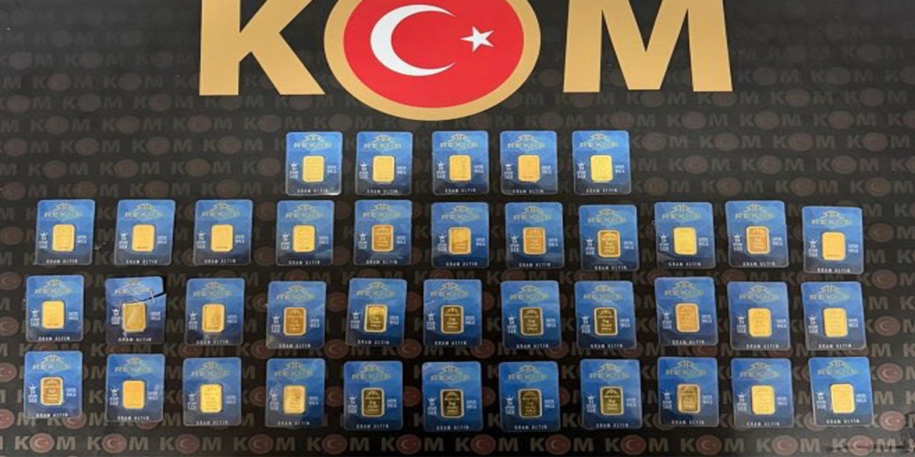 Niğde’de 38 sahte altın ele geçirildi
