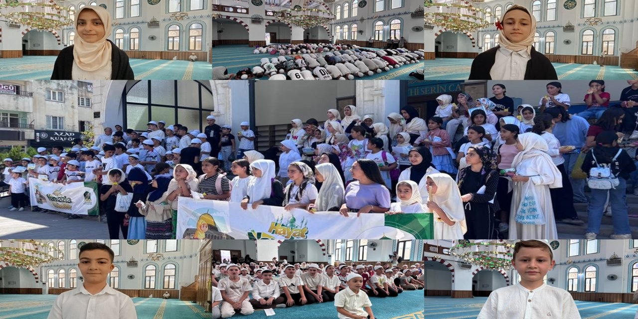 Siirt’te yüzlerce çocuk yaz tatillerini ekran başında değil Kur’an ve namaz öğrenerek değerlendirdi