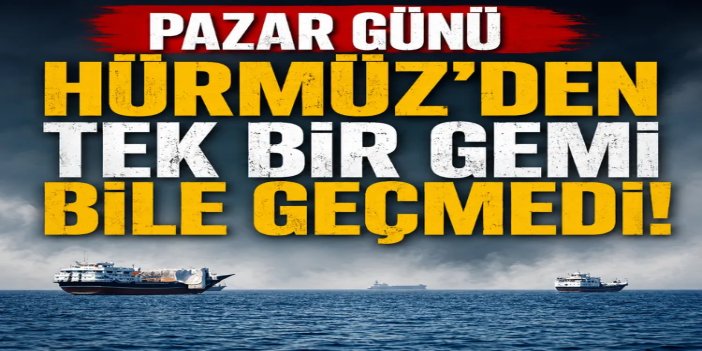 Hürmüz ve Babülmendep'te deniz trafiği yavaşladı